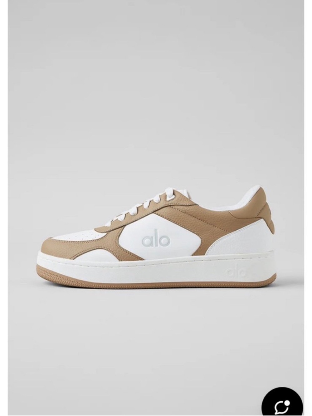 Alo Recovery Mode Sneakers Gravel/White Unisex Style
